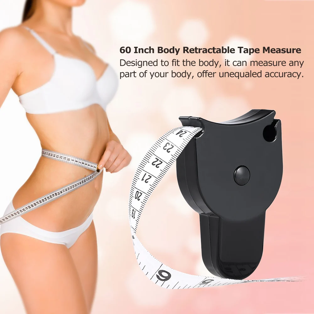 

Body Fat Monitors Measure Body Fat Measuring Tapes Locking Pin and Push-Button Retraction Accurate Tape Measurement