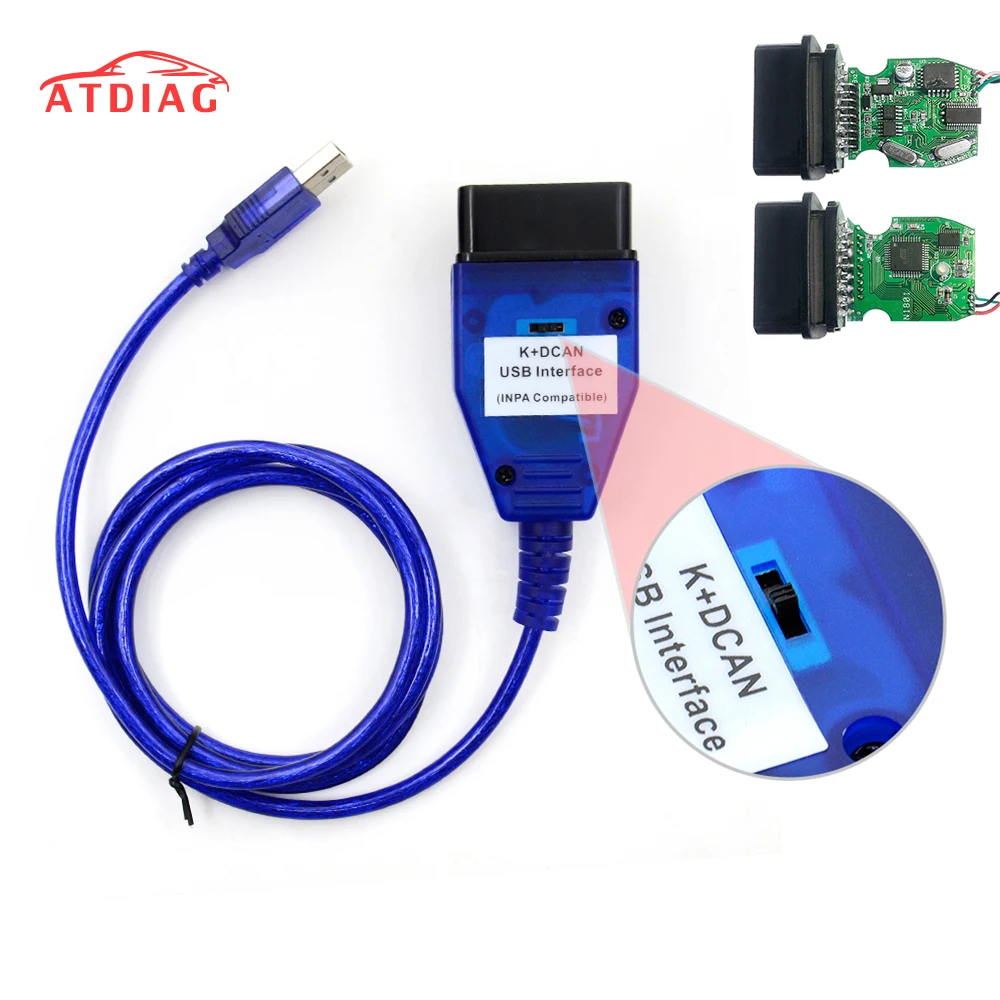 Новое поступление для BMW INPA K + Dcan с переключателем inpa k can USB OBD2 интерфейсы Ediabas