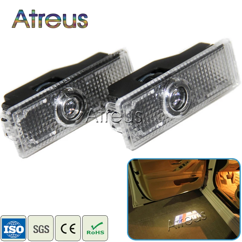 

2Pcs Car LED Door Welcome Light With M Logo Projector Laser Bulb Kit For BMW E60 E90 F10 E63 E64 E65 E85 E86 E91 E92 E61 X3 X5