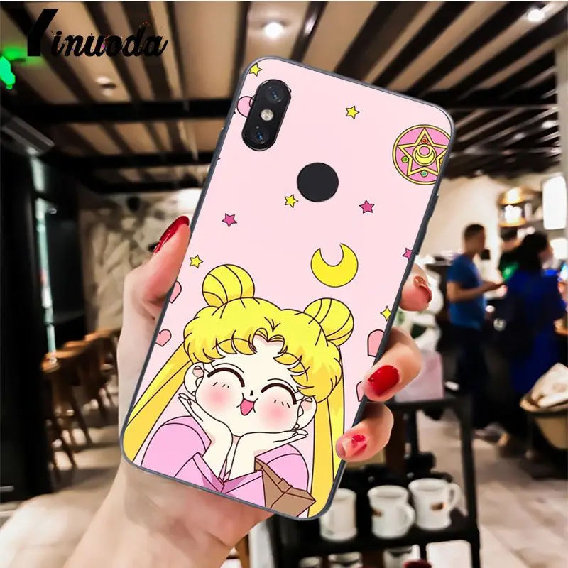 Yinuoda девушка розовая серия супер милый Сейлор Мун чехол для телефона Xiaomi Redm4X 6A 5A 7A
