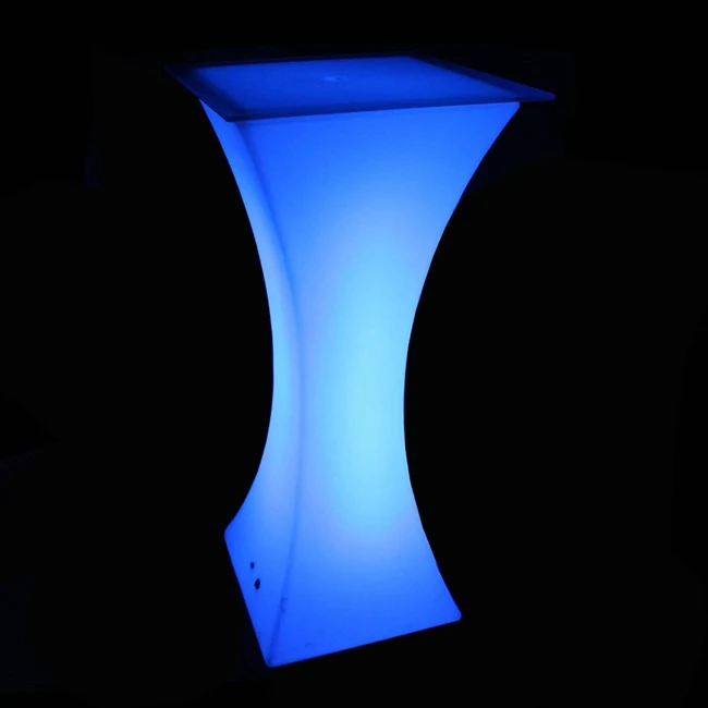 SK-LF24 (L60*W60*H110cm) High Top Coffee Bar Tables / LED Bar Furniture/ Glowing Light up Bar Furniture free shipping 1pc SK-LF24 (L60*W60*H110cm) High Top Coffee Bar Tables / LED Bar Furniture/ Glowing Light up Bar Furniture free shipping 1pc