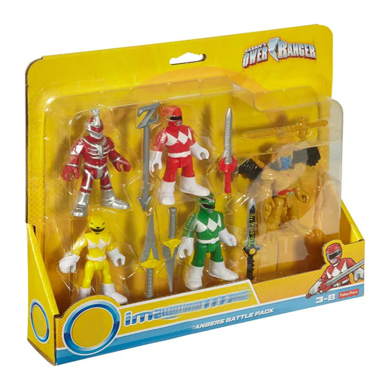 

Power Toys Rangers Action Figure 5Pcs/Set Mighty Morphin Power Mecha Beast Super Rangers Gift for Children