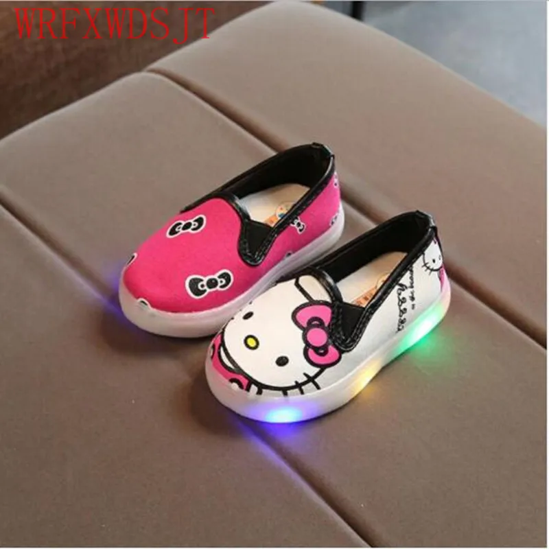

zapatos con ruedas kids shoes with light children boys 2019 autumn new cotton canvas led light boys girls shoes fashion sneakers