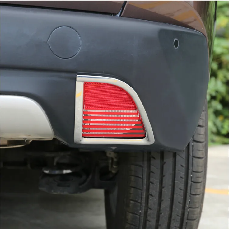 

Free shipping!For peugeot 2008 ABS chrome trim back fog lamp cover fog lamp decoration sticker for peugeot 2008 accessories