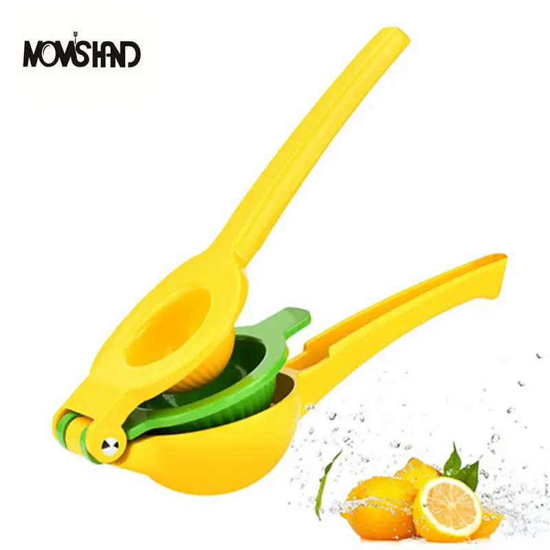 Mom's Hand Lemon Squeezer Kitchen Gadget 2in1 Metal Citrus Squeezer