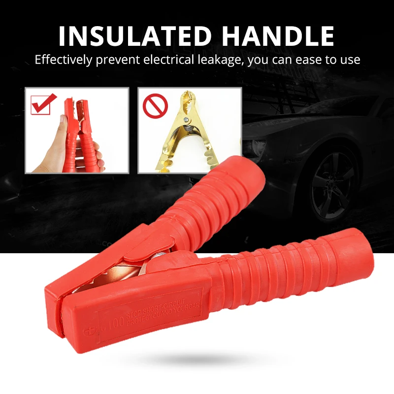 Patrol 3 M 1800AMP batería de coche Jump Booster Cable emergencia terminales arranque salto Cables para Auto Van SUV 12 V