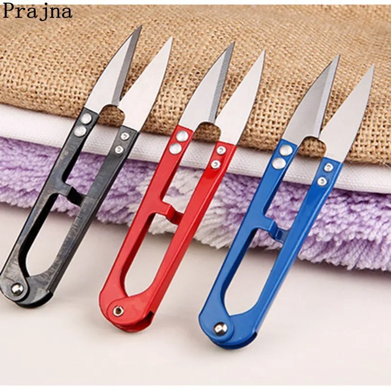 

Prajna Multi-Purpose Scissor Trimming Scissors Nippers U Shape Clippers Stainless Steel Embroidery Craft Scissors Home Supplies