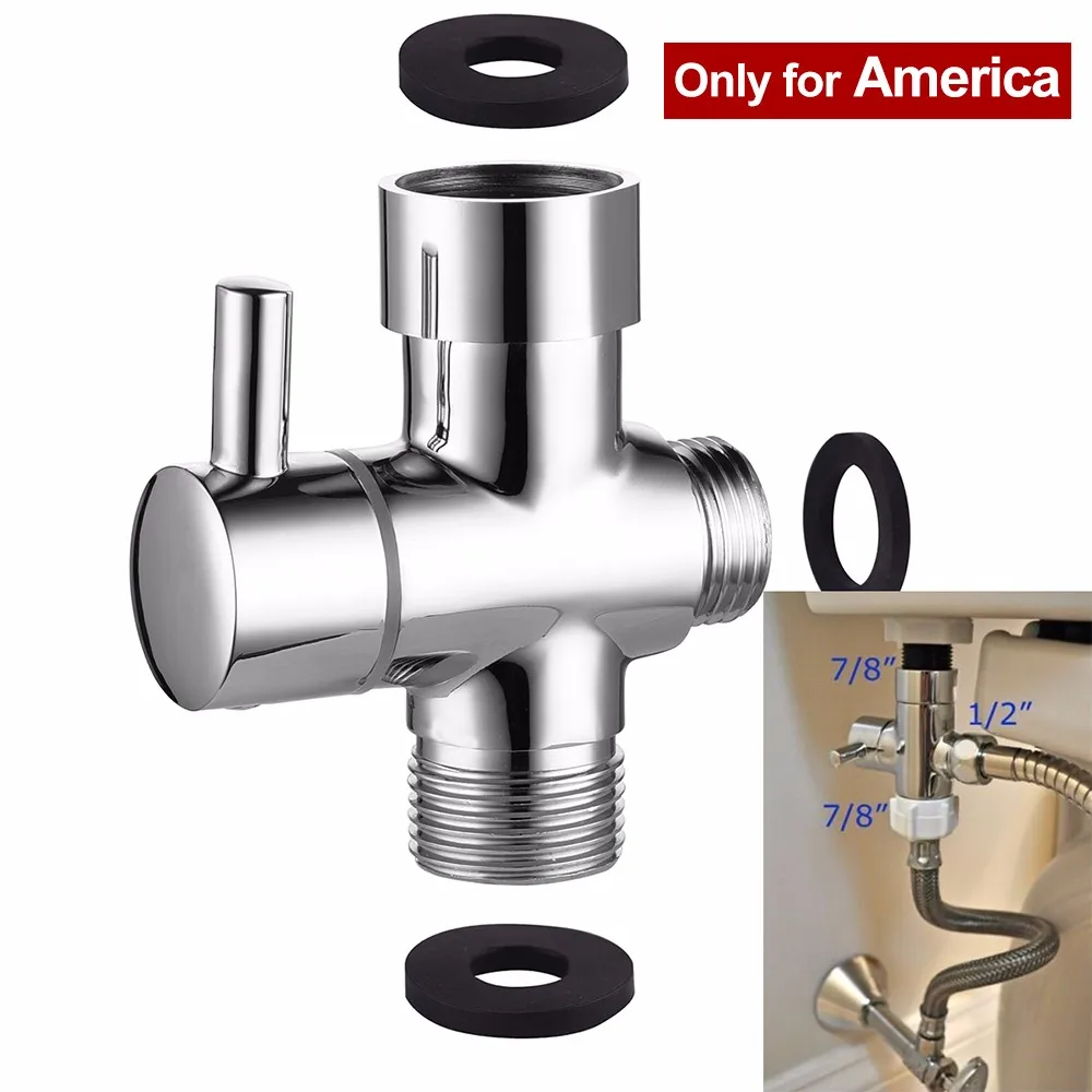 3 Way Brass Chrome/ Brushed Nickel G7/8'' or 15/16 3 Way Brass Chrome/ Brushed Nickel G7/8'' or 15/16