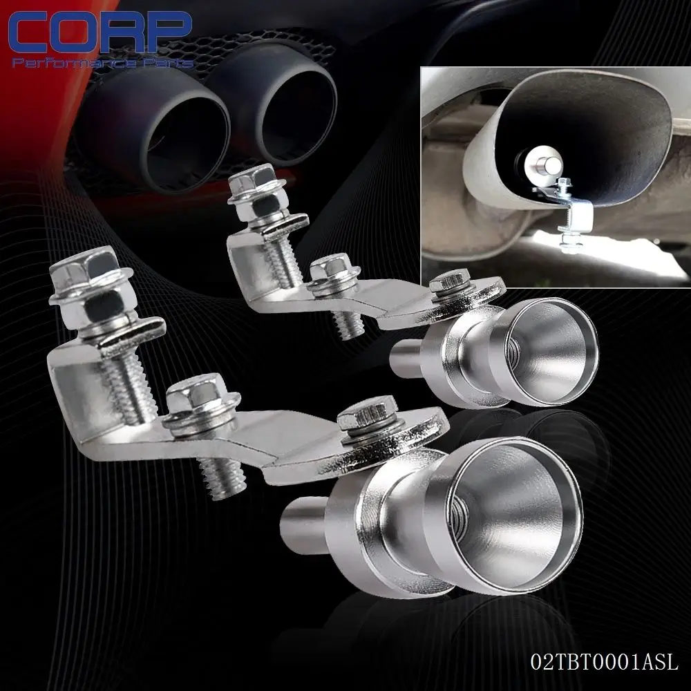 Universal Auto Turbo Sound Whistle Muffler Exhaust Pipe Blow Off Valve