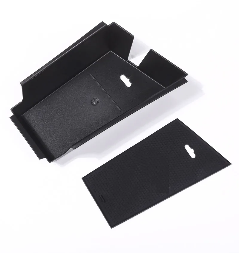 Для BMW X1 f48- для BMW X2 F47 пластиковый подлокотник коробка для хранения перчаток лоток для телефона автомобильные аксессуары левый руль - Название цвета: Black
