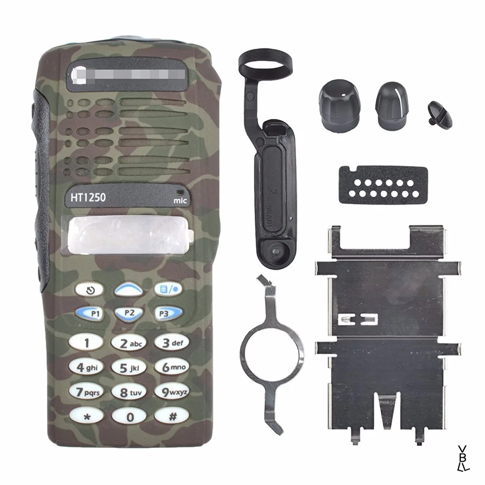 Camouflage Replacement Full keypad Housing Cover For Motorola HT1250