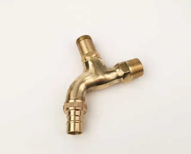 Baidaimodeng Washing Water Tap With Lock Key Copper Faucet Single