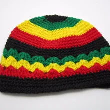 Регги Раста корни Африка растафари Ямайки Боб Марли шапки зимние теплые вязаные шапки ручной работы шапки бини