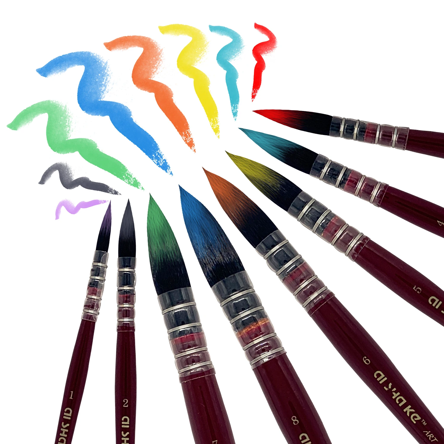 1Pcs Artist Hand-Painting Drawing Brushes Professional Watercolor Brush Pen for Water Color Painting Drawing School Art Supplies 3