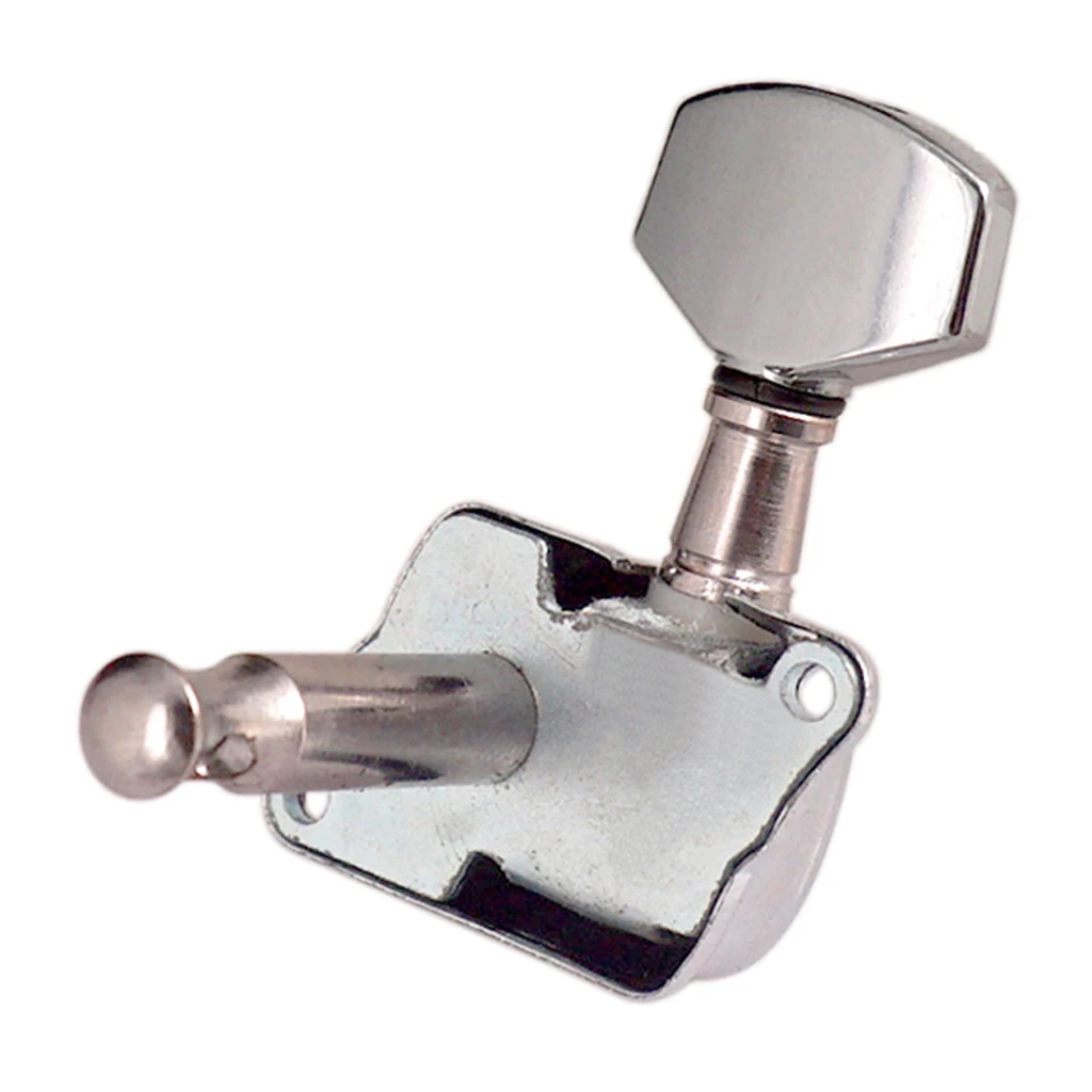 Zinc Alloy 6R Semiclosed Tuning Pegs Tuner Machine Head Electric Guitar Part Musical Instruments Accessories
