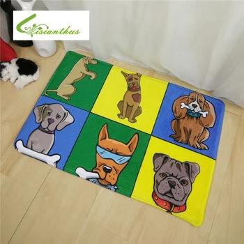 

New Cartoon Animal Home Carpet Cat Dog Floor Carpets Rugs for Bedroom Bathroom Living Room Mats Kitchen Funny Entrance Mat