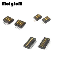 H013-15 5pcs/lot Slide Type SMT SMD Dip Switch, 1.27 mm Pitch 2 Row 4 Pin 2 Position / 8 pin 4 Position / 16 pin 8 Position