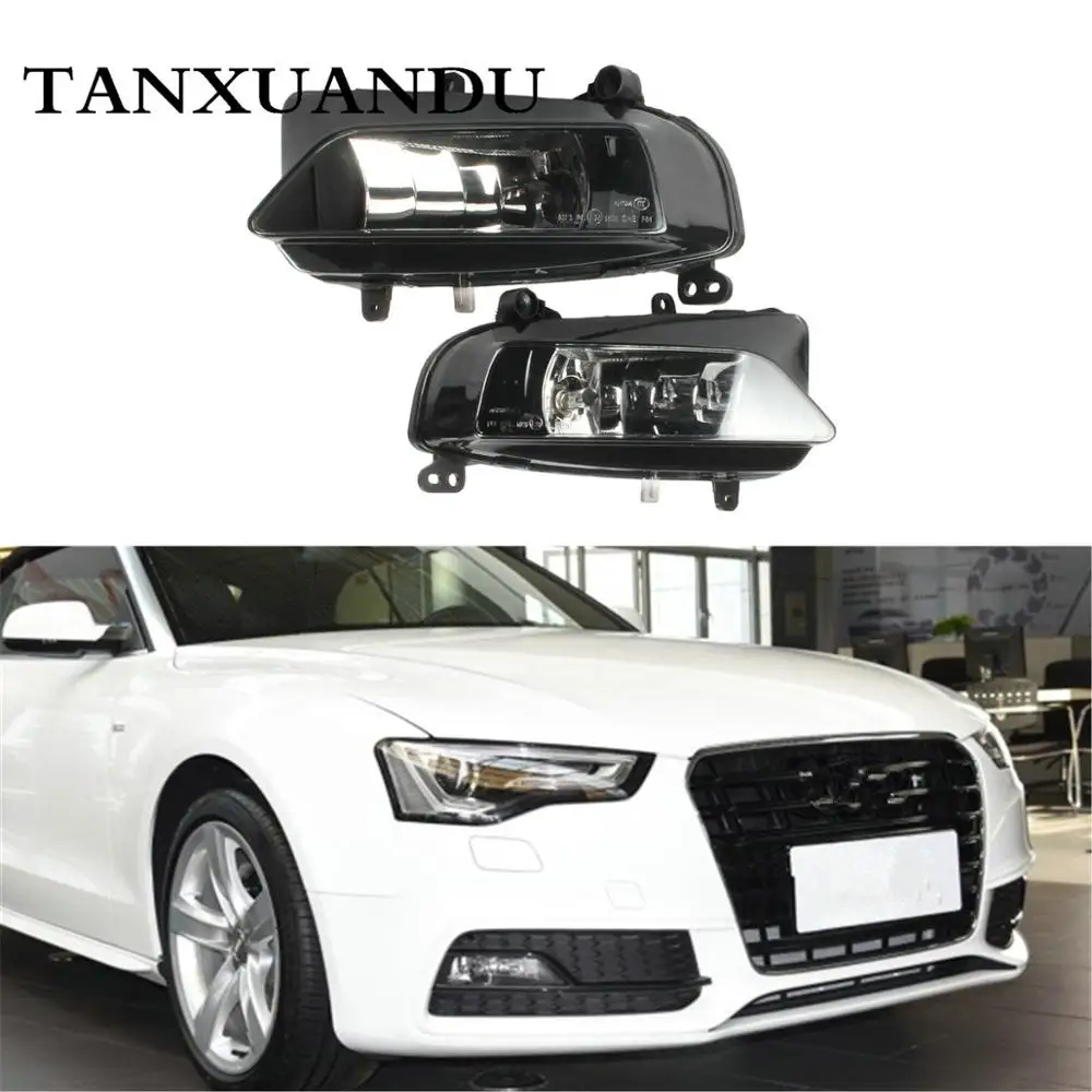 

Halogen Clear Front Fog Light Foglamp Assembly Unit Fit For AUDI S5 A5-SLine 2013-2016 8T0941699G 8T0941700G