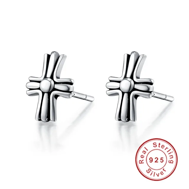 Original 925 Sterling Silver Kitty Cat Cross Stud Earrings For Original 925 Sterling Silver Kitty Cat Cross Stud Earrings For Children S Baby Kids Jewelry Gifts
