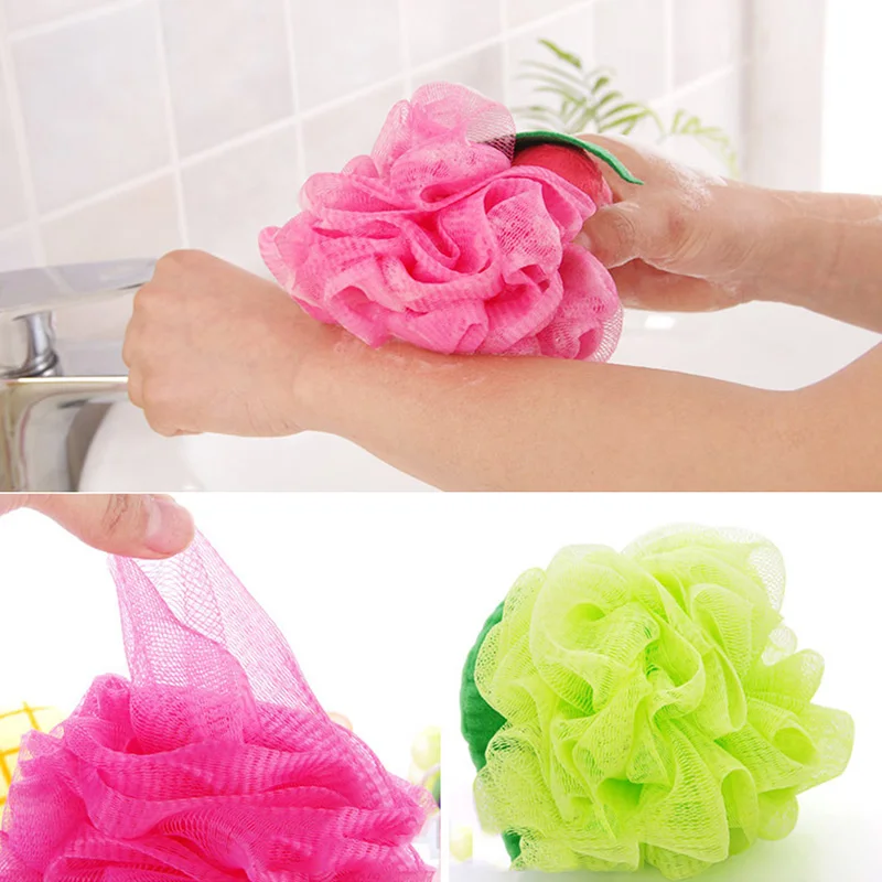 1х цветная губка для ванны в форме фрукта, губка для ванной комнаты, полотенце, милое моделирование, цветы для ванны/щетка для ванны