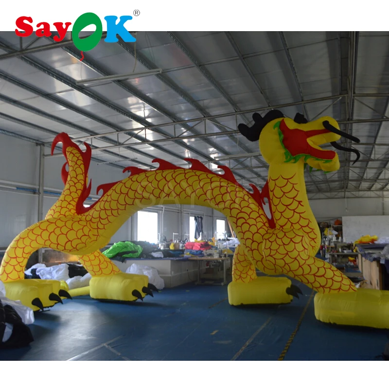 Sayok Giant 7x4 m Opblaasbare Draak met Blower voor Festival Reclame Promotie Outdoor|dragon|dragon inflatable - AliExpress