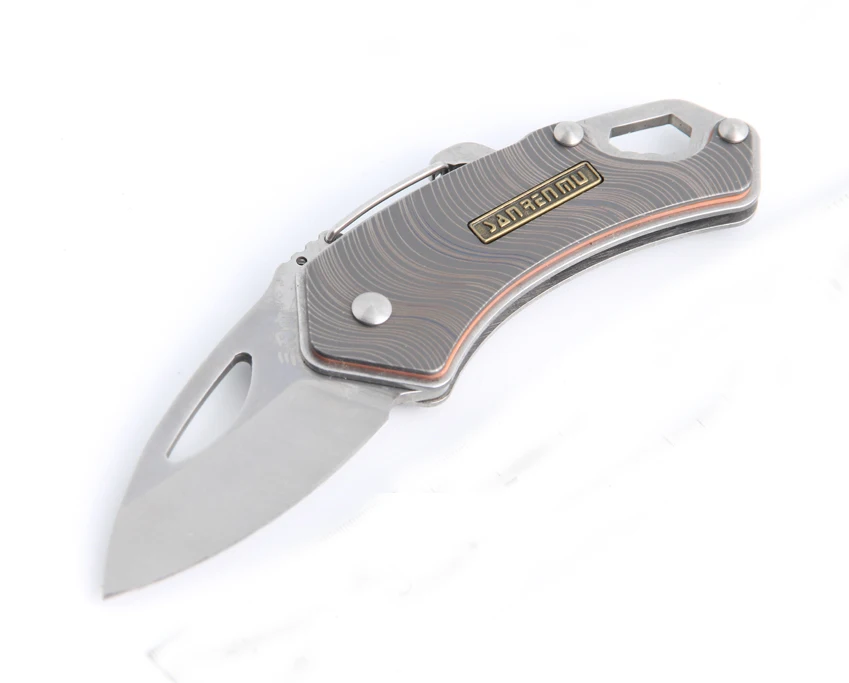 

Sanrenmu 4077MUC EDC Folding Knife Rotating Blade & Spanner & Bottle Opener