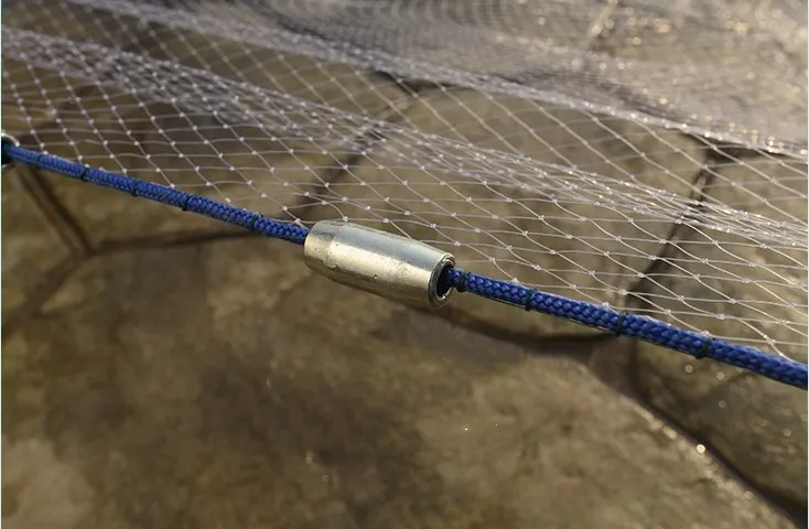 Литая сеть, размер 2,4 М-4,2 м, ручная литая сетка, нейлон, американский стиль, рыболовная сеть, Спортивная рыболовная сеть