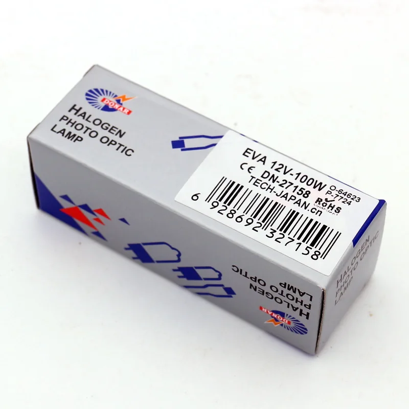 DONAR DN-27158 12 в 100 Вт EVA 64623 7724 12V100W G6.35 волоконно-оптическая галогенная лампа стоматологический микроскоп светильник источник лампа