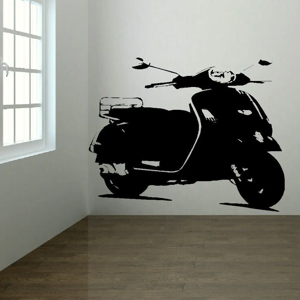 Mod MODS Skuter Besar Dapur Kamar Tidur Dinding MURAL Raksasa ART