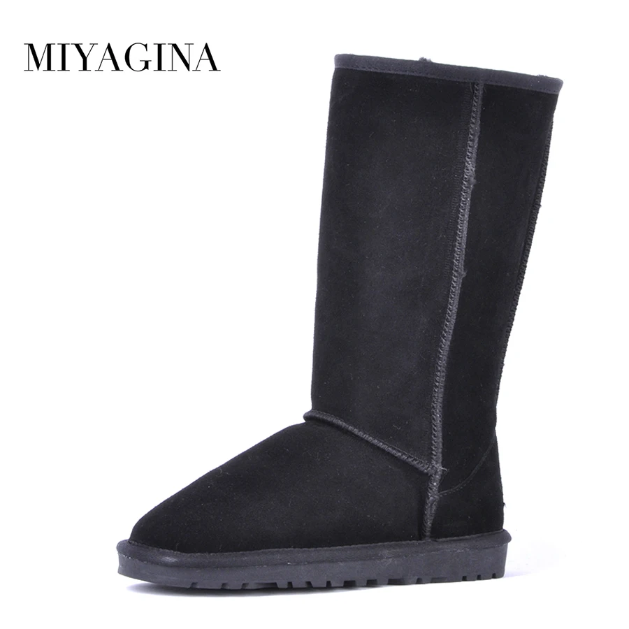 ladies long snow boots