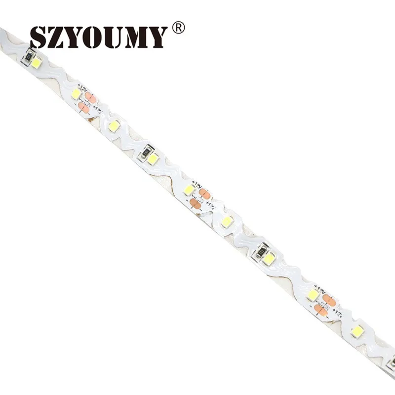 SZYOUMY S Форма SMD2835 Светодиодные ленты света 60 светодиодный s/M не водонепроницаемый гибкий Светодиодные ленты s Epistar чип долгий срок службы с