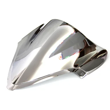 

Motorcycle Silver Double bubble Windshield / Windscreen For Suzuki GSXR GSX-R1300 Hayabusa 2008-2016