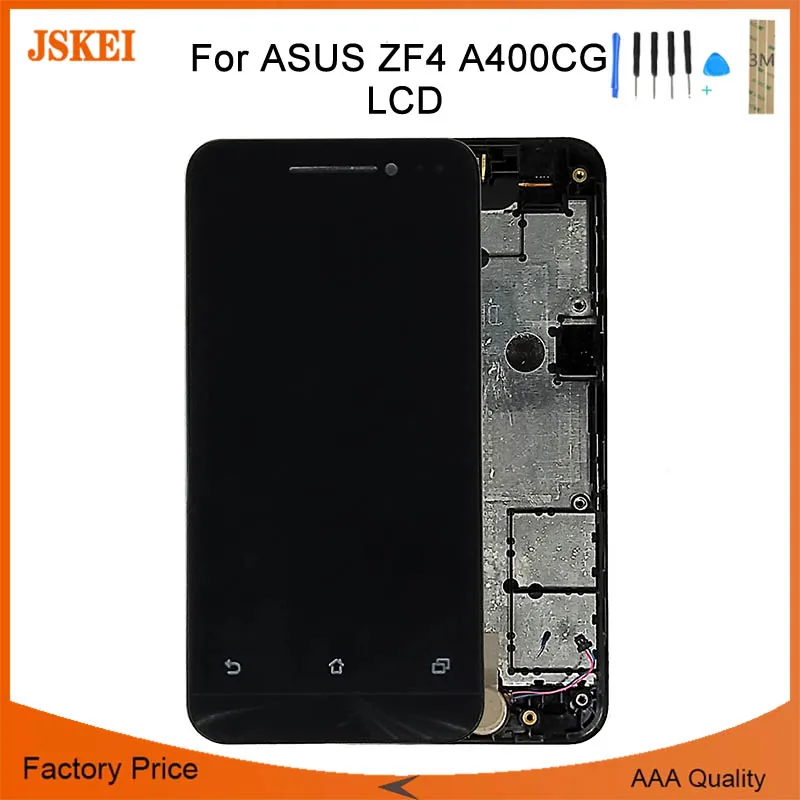 Для Asus Zenfone 4 A400CG 0 &quotбез битых пикселей ЖК-дисплей сенсорный экран панель