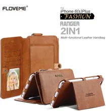 FLOVEME Retro Wallet Phone Cases For Apple iPhone 7 6 6s Plus 5s 5 SE Leather Bag Cover for iphone7 6 6s Case Coque Capa Fundas