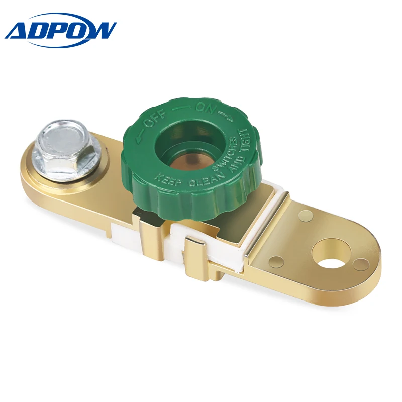 

ADPOW 120 Amp Universal Truck Boat Cut Off Battery Terminal Disconnect Switch Terminal Battery Isolator 12V Auto Vehicle Yacht