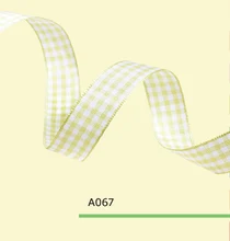 3 16 Inch 0 5cm tartan plaid ribbon