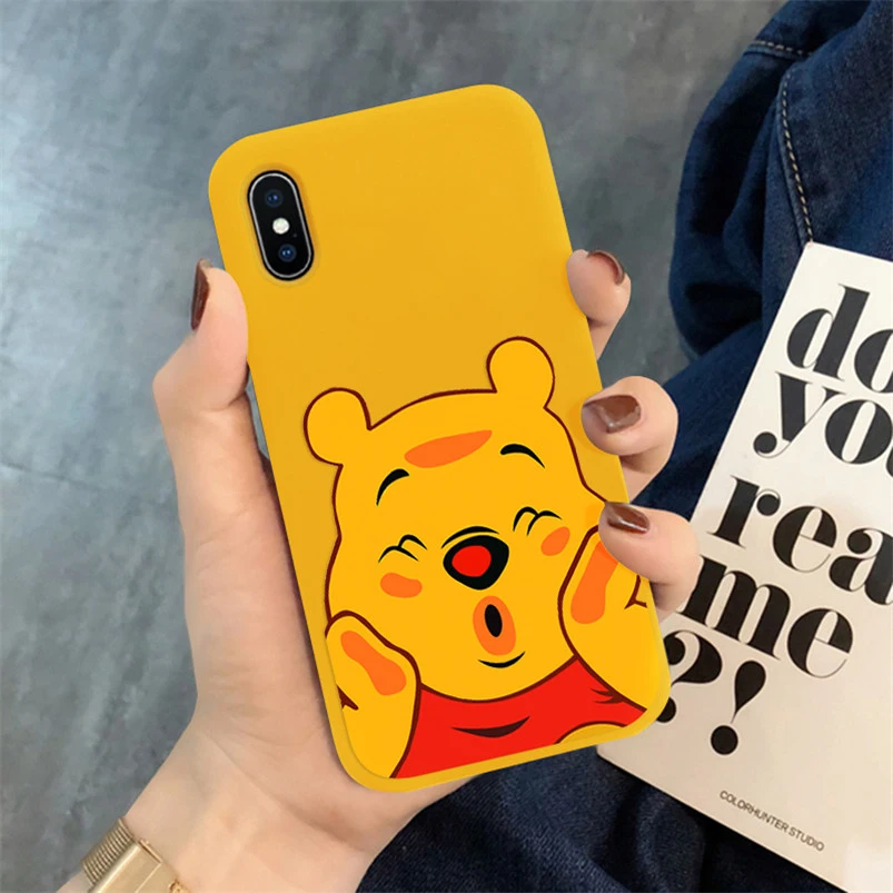 Cartoon Matte Phone Case For iPhone 11 Pro XS Max XR X 10 8 7 6 6S Plus 7Plus Luxury Soft TPU Back Cover Funda For iPhone X Case