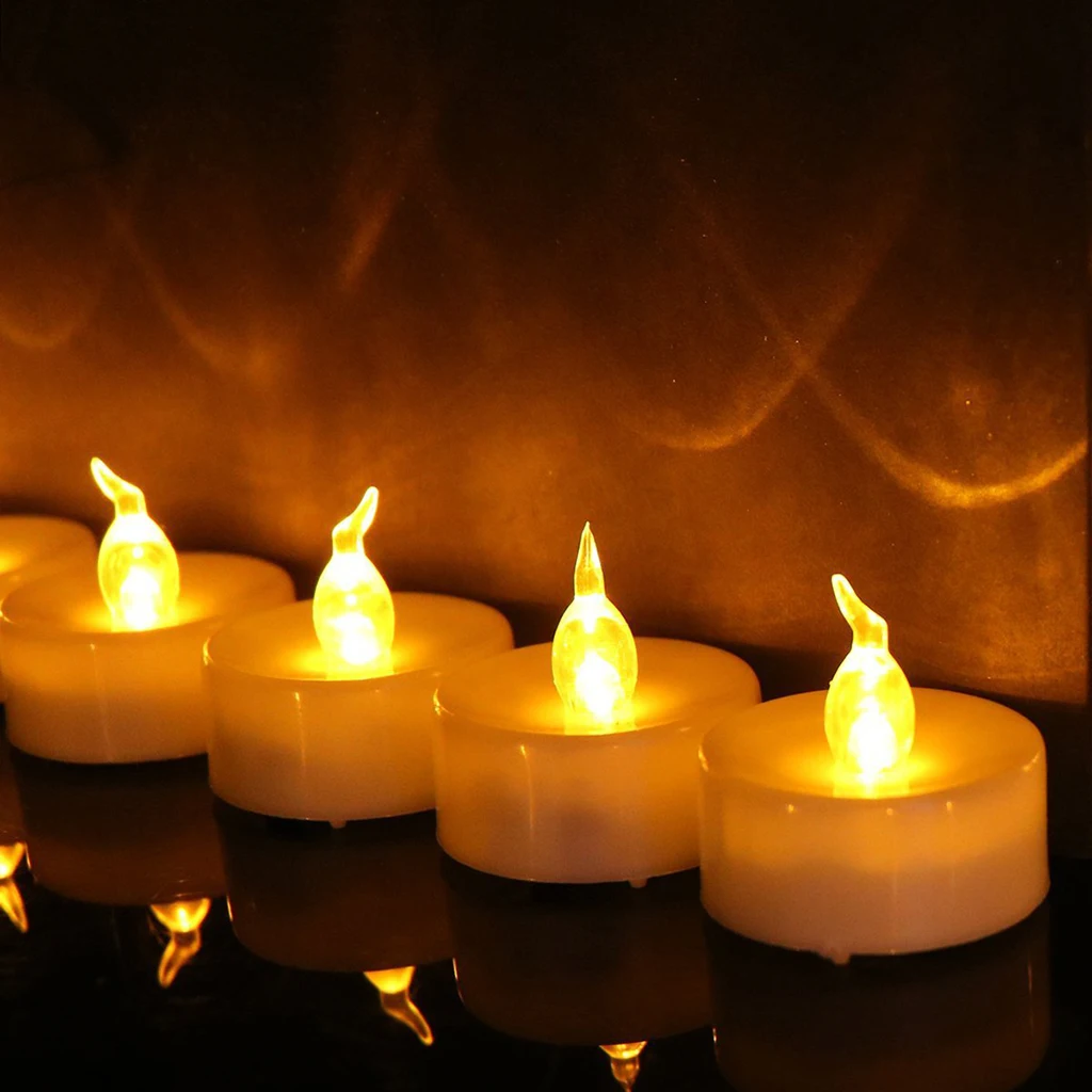 Baoblaze Electric LED Candle Flameless Tea Light Candle for Wedding