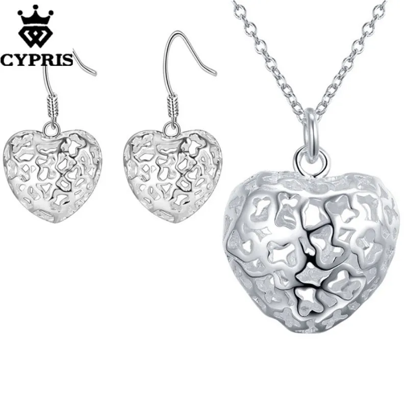 wholesale retail wedding party bridal party jewelry sets fashion silver
