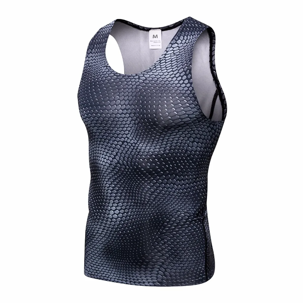 Men Pro Running Vests Quick Drying Running Tops Sports Fitness Vests
