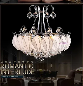 

K9 crystal E14 LED 20 w * 6 bedroom contemporary and contracted The sitting room lighting creative crystal lamps and lanterns
