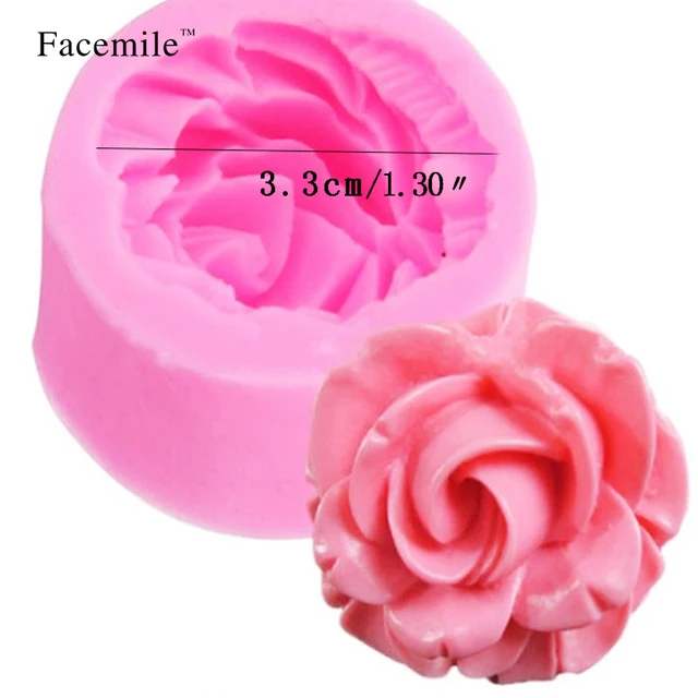 3D Fiore della Rosa Del Silicone Della Muffa Del Fondente Regalo di Decorazione 3D Fiore della Rosa Del Silicone Della Muffa Del Fondente Regalo di Decorazione