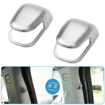 

YAQUICKA Auto Car Interior B Pillar Hook Decoration Cover Cap Trim Styling Sticker For Mercedes E Class CLS 10-16 S Class 14-16