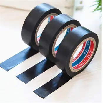 

2pcs 6m PVC Waterproof Electric Insulated Tape Household Supplies Electrician Wireman Repair Tool