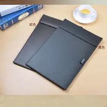 A4 pu кожаный бизнес-файл для документов a4 Конференц-обмена стол органайзер меню документов папки блокнот черный коричневый 311C