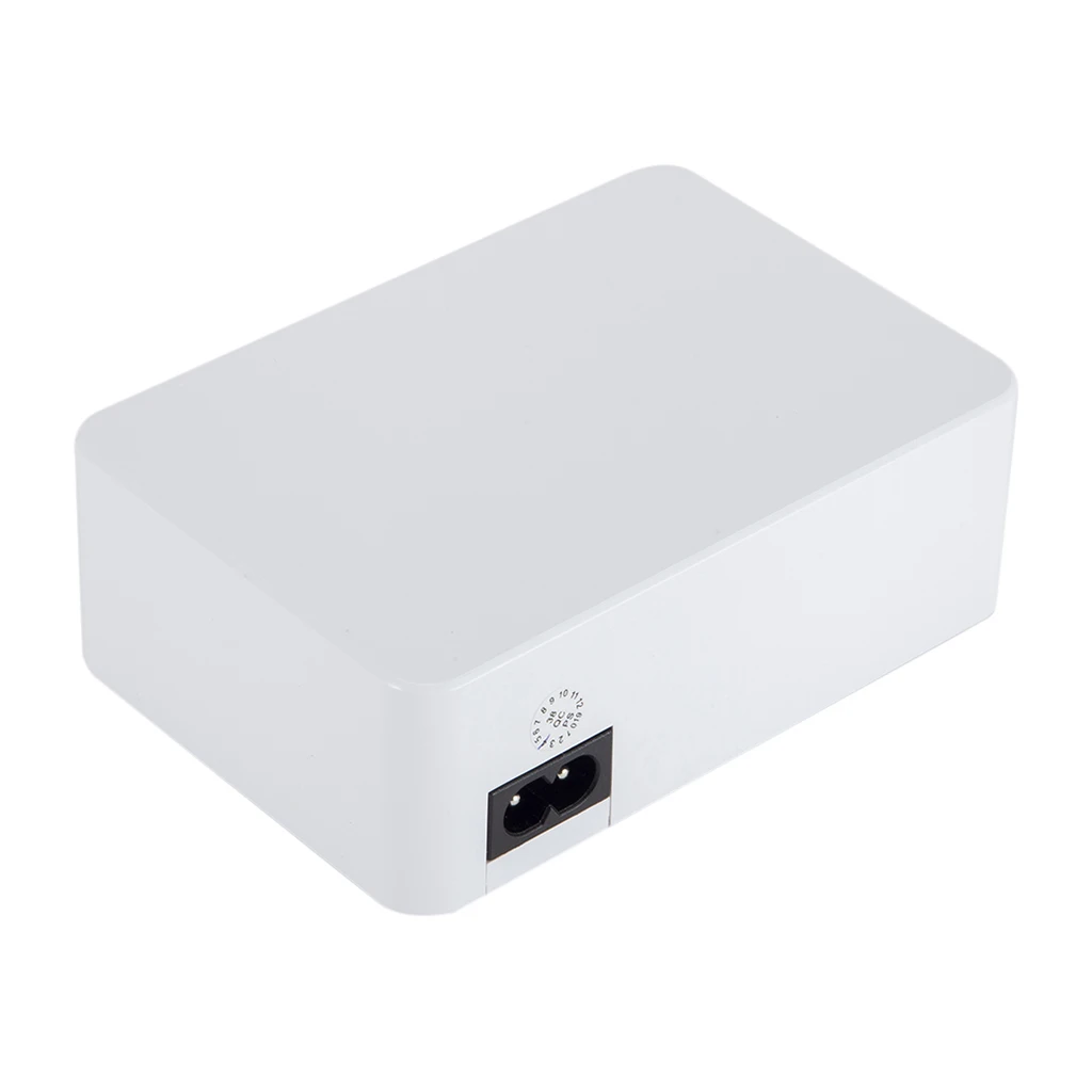 Usb концентратор 5 портов QC 3 0 быстрое зарядное устройство в 10 А AC 100 240 В ЖК дисплей