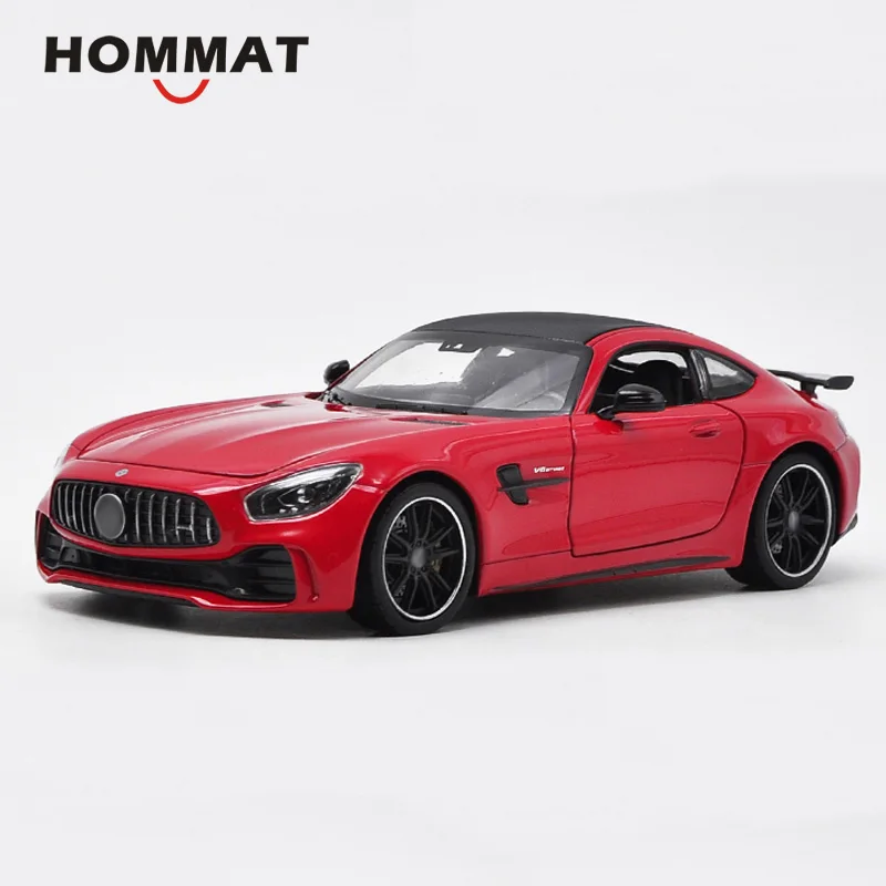 HOMMAT моделирование Welly 1:24 Масштаб AMG GT R GT-R спортивная модель автомобиля из металлического сплава Diecasts& Toy Vehicles модель автомобиля коллекционный подарок - Цвет: Red