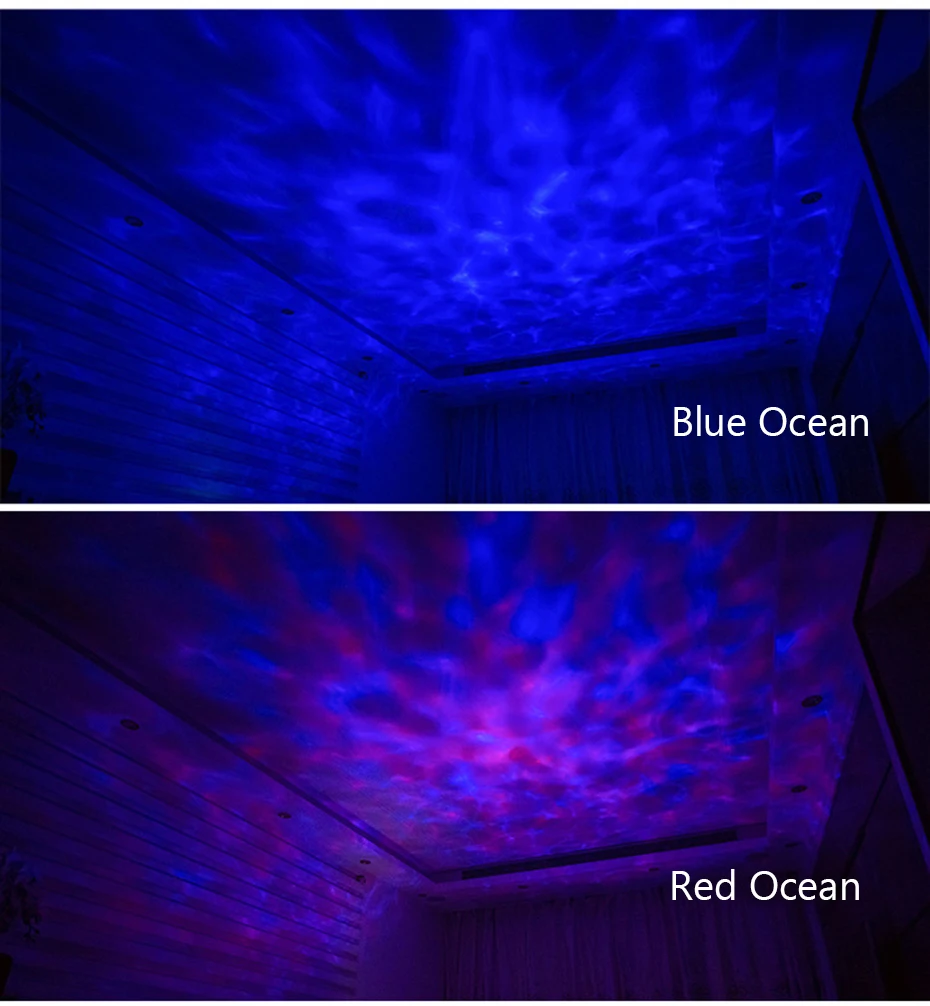 Leitor de Música Onda do Mar Noite as Crianças do Berçário do Bebê da Lâmpada da Luz Decorativa para Casa Luz de Natal Novo Estrelado Projetor Natal Iluminação 40 Céu de 10 Novo Leitor de Música Céu Estrelado Projetor