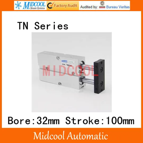 

Double shaft cylinder TN32-100 bore 32mm stroke 100mm double rod cylinde