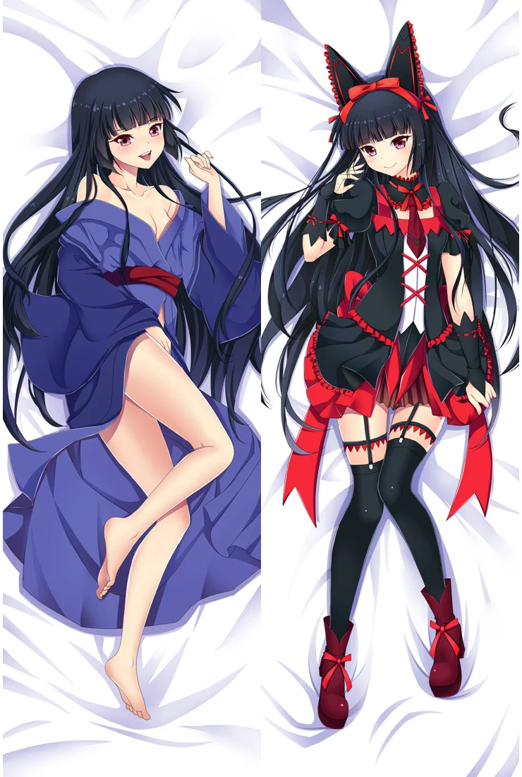 Сексуальная дакимакура японское аниме ворота Jieitai Kanochi Nite Rory Mercury милые наволочки